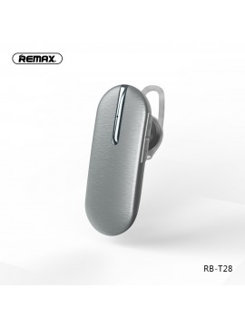 REMAX RB-T28 Portable Light Weight Wireless Headset Silver
