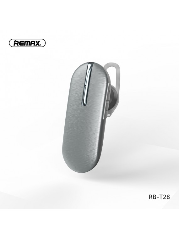 REMAX RB-T28 Portable Light Weight Wireless Headset Silver