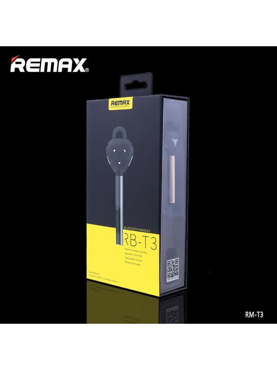 REMAX RB-T3 BT4.0 Hands-free Bluetooth Earphone Silver