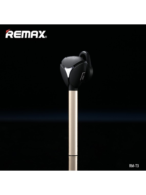 REMAX RB-T3 BT4.0 Hands-free Bluetooth Earphone Gold