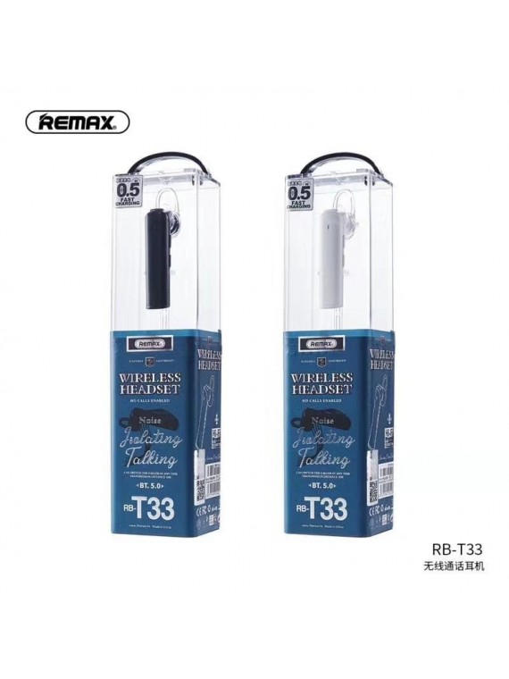 REMAX RB-T33 Wireless Bluetooth Headset Silver