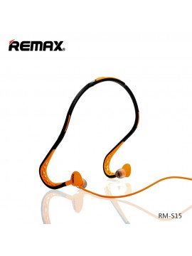 REMAX RM-S15 Sporty Headset Black+Orange