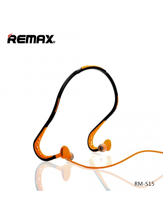 REMAX RM-S15 Sporty Headset Black+Orange