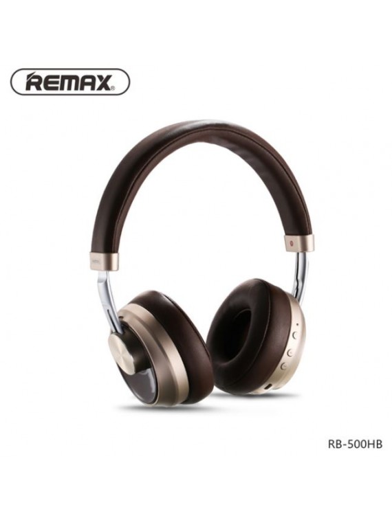 REMAX RB-500HB Music Bluetooth Headphone Coffee