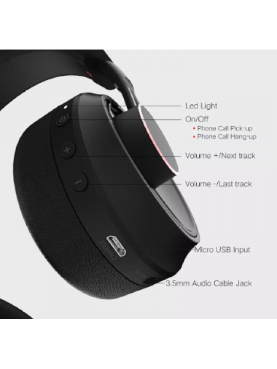 REMAX RB-500HB Music Bluetooth Headphone Coffee
