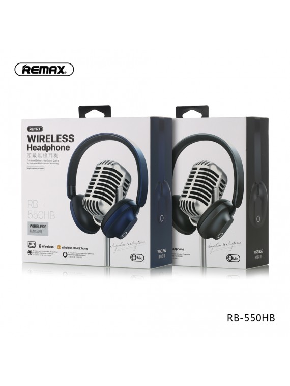 REMAX RB-550HB HIFI Wireless Headphone Blue