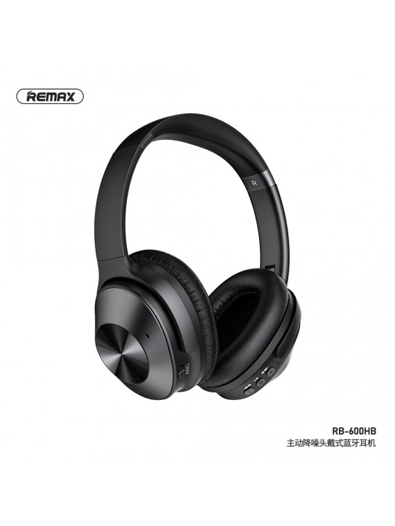 REMAX RB-600HB Noise Cancelling Headphone Black
