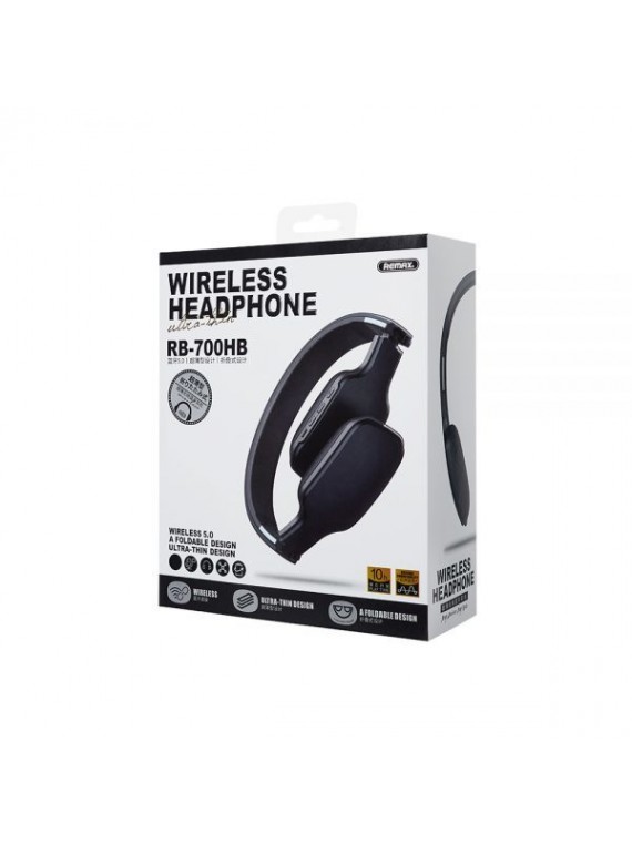 REMAX RB-700HB Ultra-thin Wireless Headphone Black