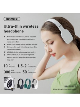 REMAX RB-700HB Ultra-thin Wireless Headphone Black