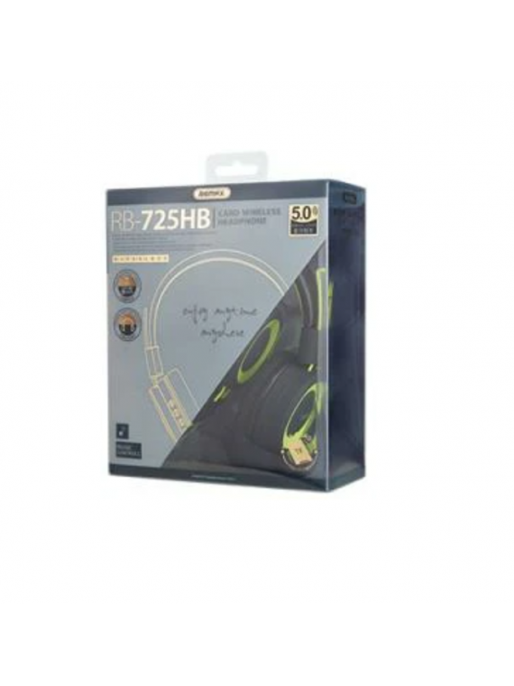 REMAX RB-725HB Wireless Headphone (support TF Card) Green
