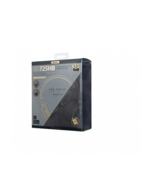 REMAX RB-725HB Wireless Headphone (support TF Card) Black