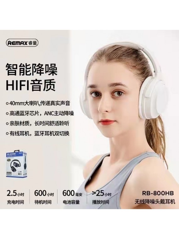 REMAX RB-800HB Wireless Active Noice Cancellation black