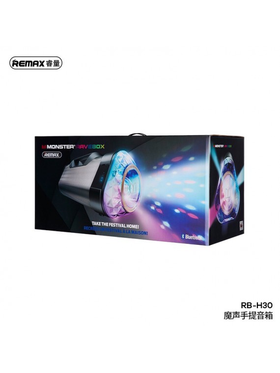 REMAX RB-H30 MONSTER Portable Speaker Grey