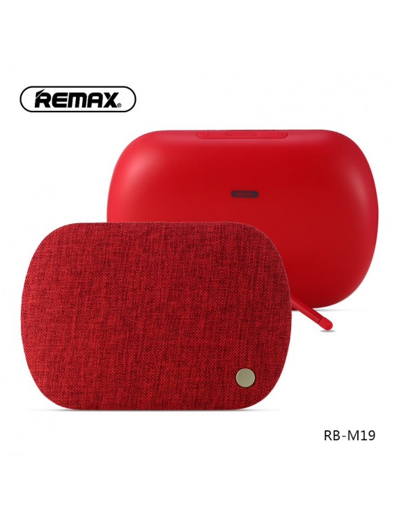 REMAX RB-M19 Desktop fabric Bluetooth Speaker Red