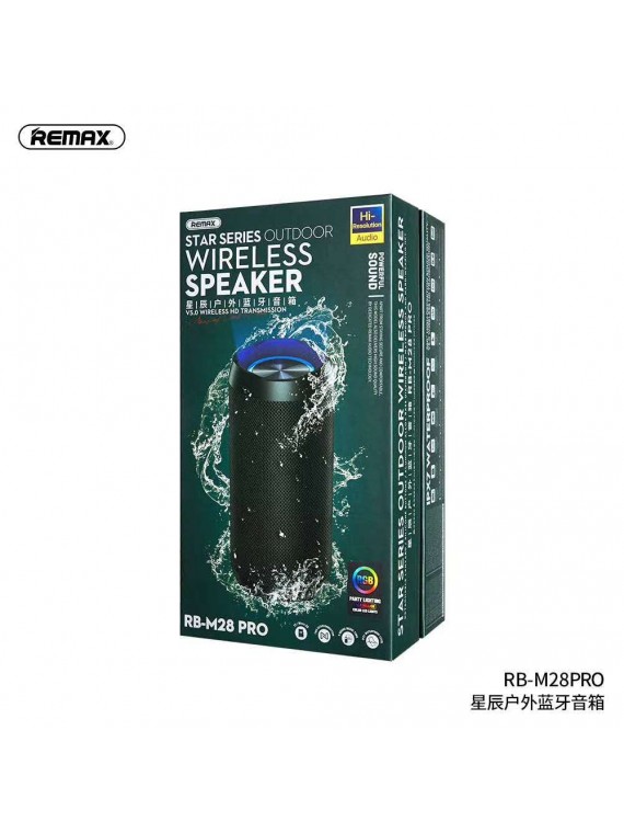 REMAX RB-M28 PRO Star Series Outdoor Wireless Speaker Black