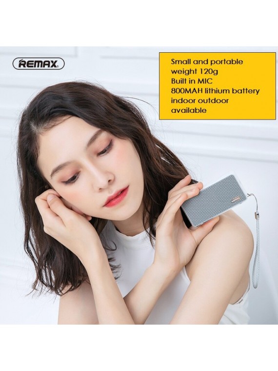 REMAX RB-M35 Small Size HIFI Sound Wireless Speaker White