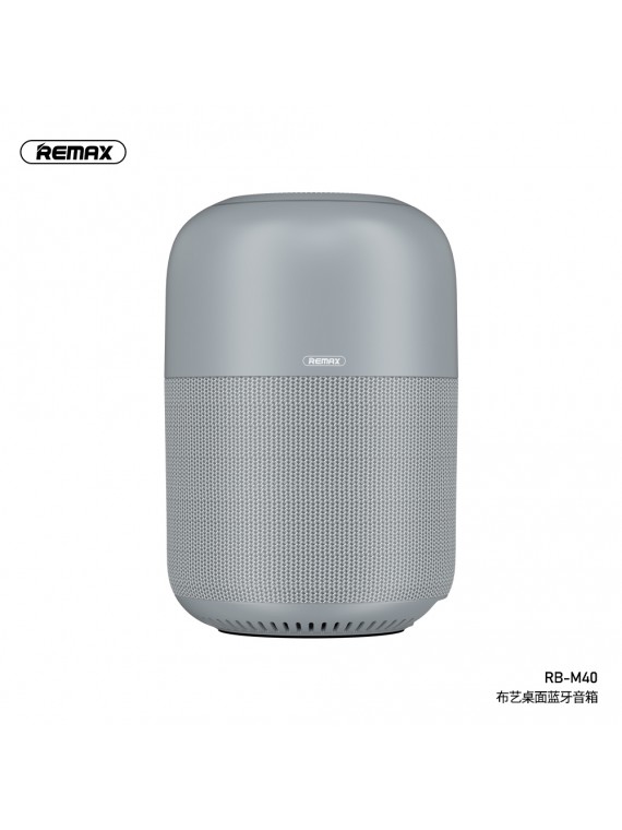 REMAX RB-M40 TWS Fabric desktop Bluetooth Speaker Grey