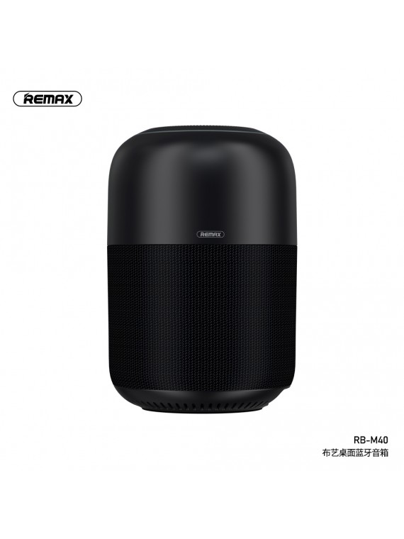REMAX RB-M40 TWS Fabric desktop Bluetooth Speaker Black