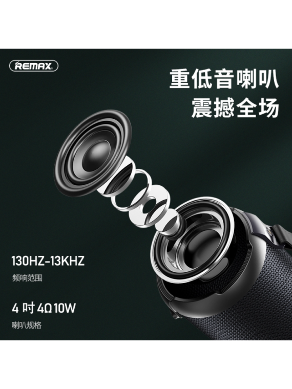 REMAX RB-M43 Outdoor Portable Wireless Speaker Black