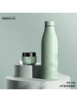 REMAX RB-M5 66° Music Vacuum Flask speaker green