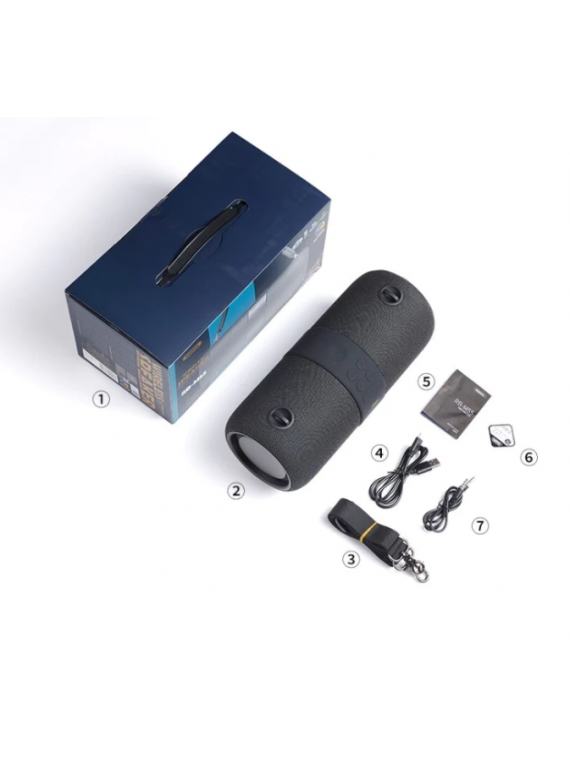 REMAX RB-M55 Jango Outdoor Portable Wireless Speaker Black