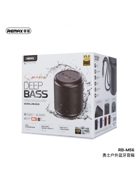 REMAX RB-M56 Warriors Series Outdoor Wireless Speaker Black