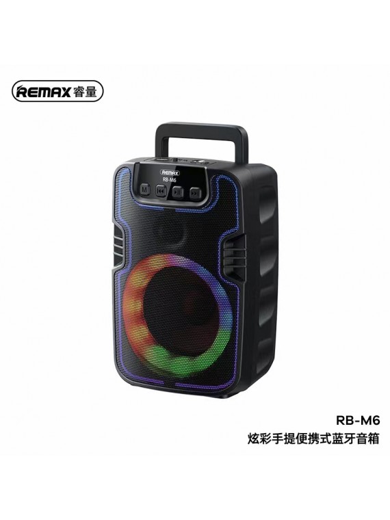 REMAX NEW RB-M6 Dynamic Bluetooth Speaker Black