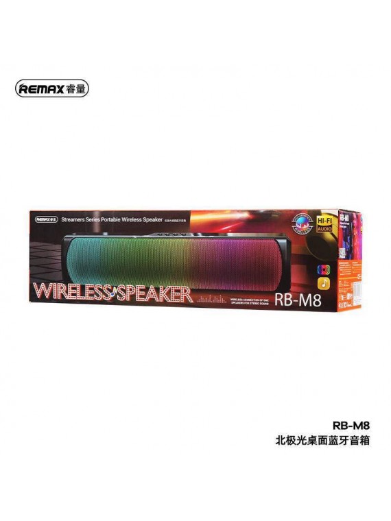 REMAX RB-M8 New Streamers Series Portable Wireless Speaker Grey
