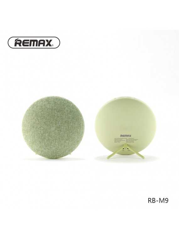 REMAX RB-M9 Fabric Ultra Thin Portable Bluetooth Speaker Green