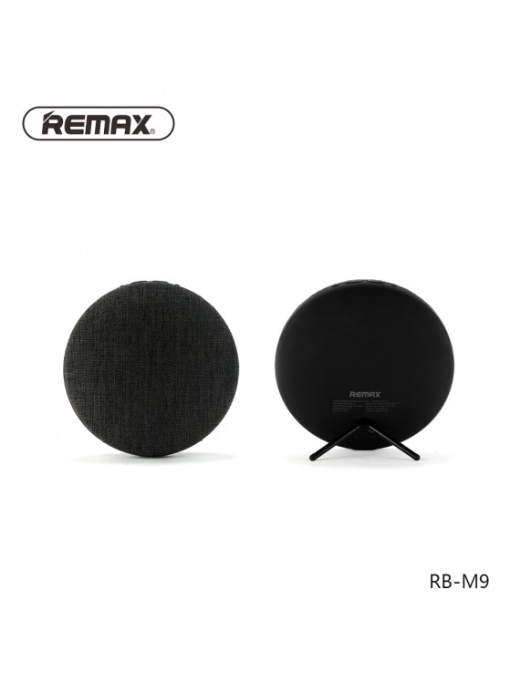 REMAX RB-M9 Fabric Ultra Thin Portable Bluetooth Speaker Black