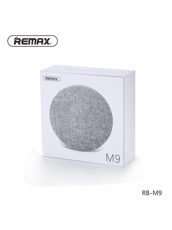 REMAX RB-M9 Fabric Ultra Thin Portable Bluetooth Speaker White