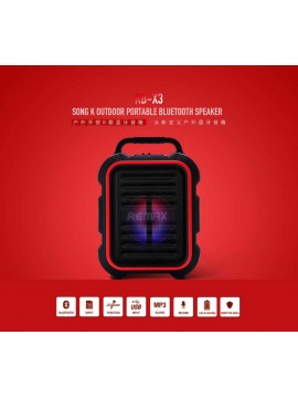 REMAX RB-X3 Song K outdoor portablae Bluetooth Speaker Black+Red