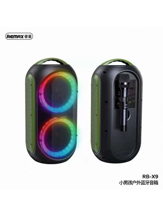 REMAX RB-X9 Little Boy Outdoor Wireless Speaker Black + Green