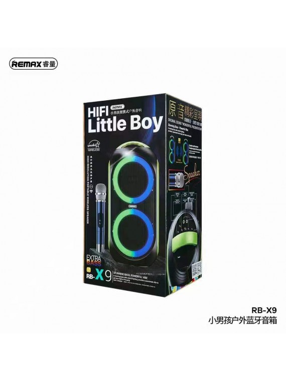 REMAX RB-X9 Little Boy Outdoor Wireless Speaker Black + Green