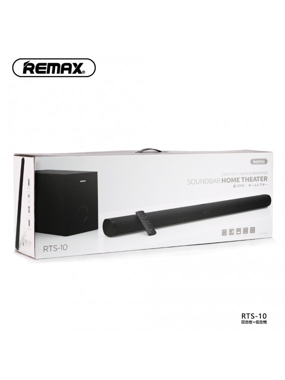 REMAX RTS-10 Home Theatre Bluetooth Sound Bar Black