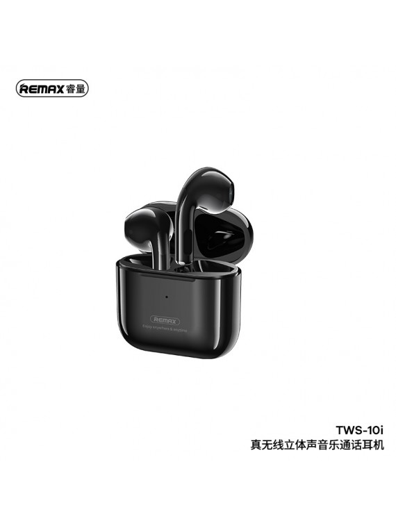 REMAX TWS-10i True Wireless Stereo Music Earbuds Black