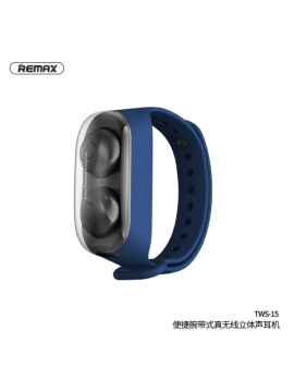 REMAX TWS-15 Wristband True Wireless Stereo Earbuds Blue