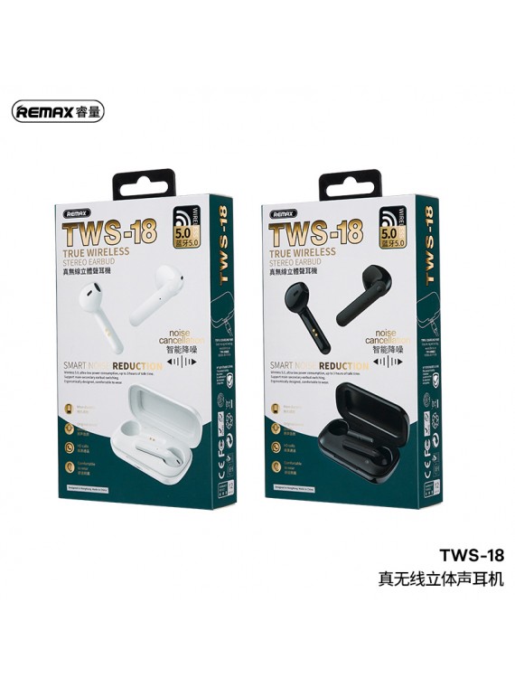 REMAX TWS-18 True Wireless Stereo Earbud White