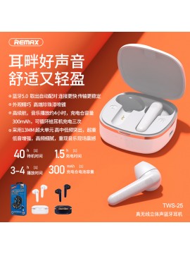 REMAX TWS-25 Wireless Earbuds Blue