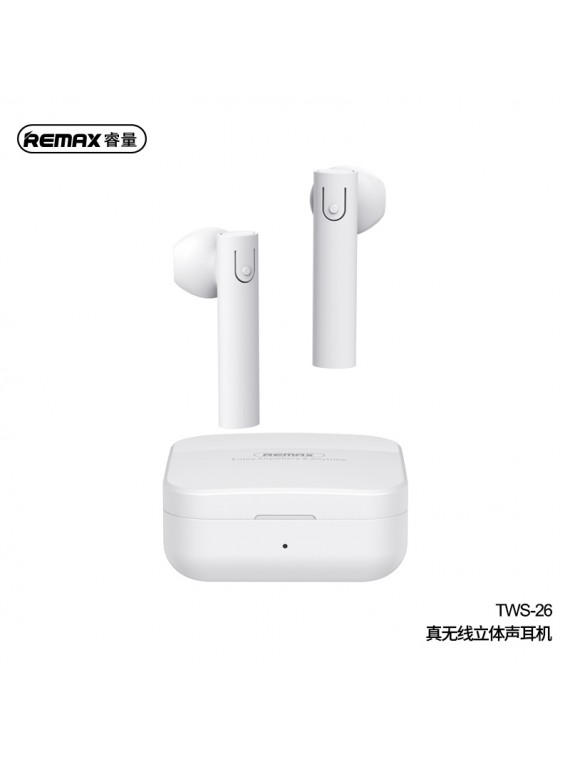 REMAX TWS-26 Wireless Earbuds White