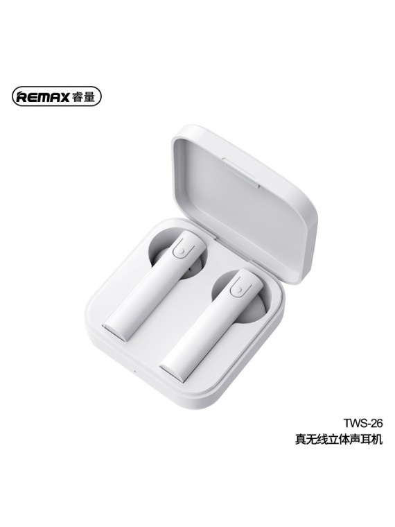 REMAX TWS-26 Wireless Earbuds White