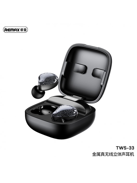 REMAX TWS-33 True Wireless Stereo Earbuds Black