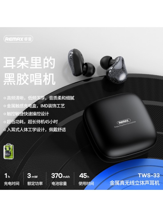 REMAX TWS-33 True Wireless Stereo Earbuds Green