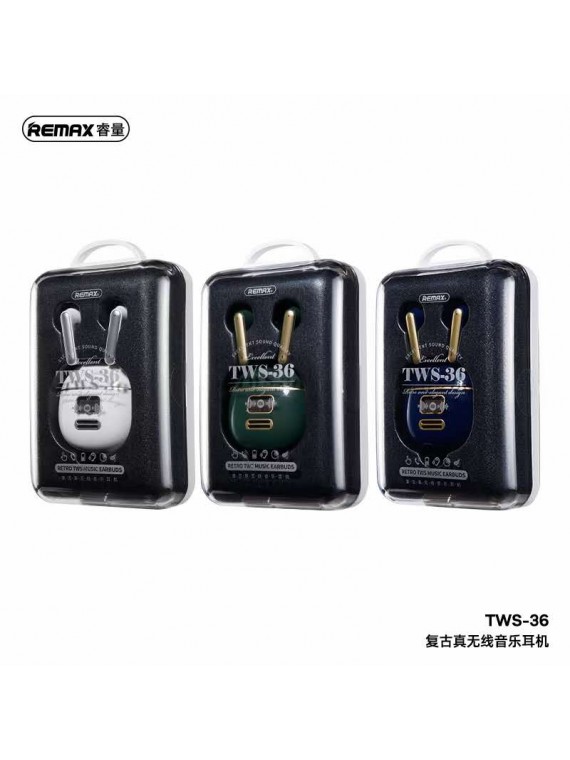 REMAX TWS-36 Retor TWS Music Earbuds Blue