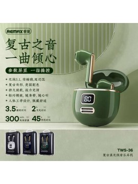 REMAX TWS-36 Retor TWS Music Earbuds White
