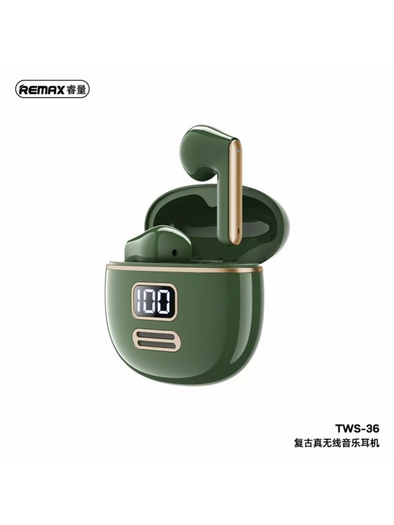 REMAX TWS-36 Retor TWS Music Earbuds Green
