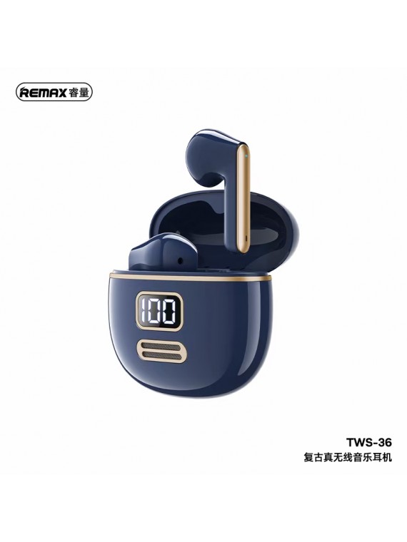 REMAX TWS-36 Retor TWS Music Earbuds Blue