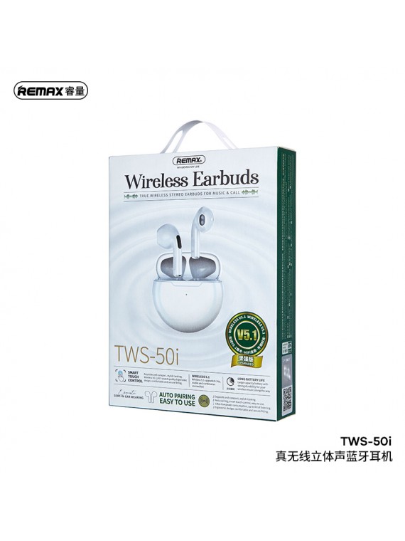 REMAX TWS-50I Wireless Earbuds White