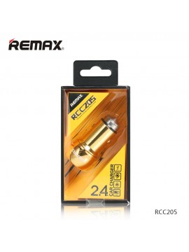 REMAX RCC205 2 USB Car Charger Gold