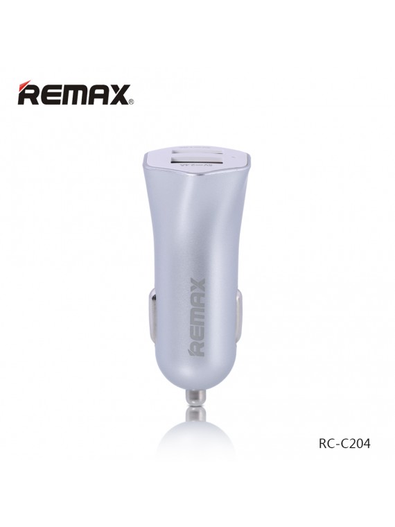 REMAX RCC204 2 USB Car Charger Fast 7 Silver